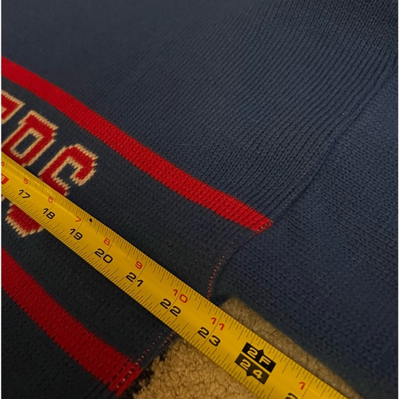 New York Rangers NY RARE VINTAGE  Cliff Engle Sweater Hockey NHL 1980s LARGE - Picture 6 of 9